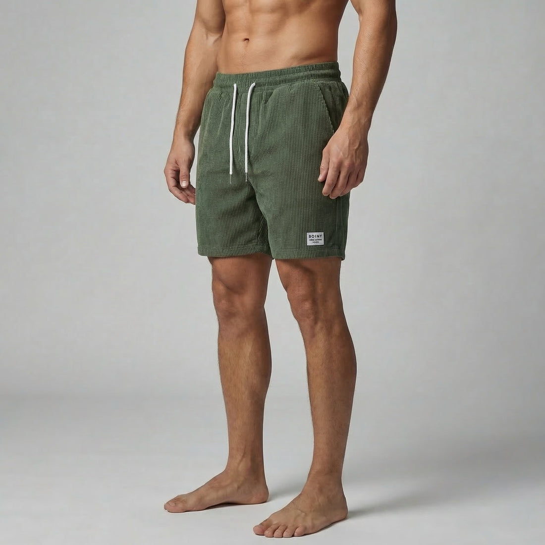 Men's Striped Swim Shorts