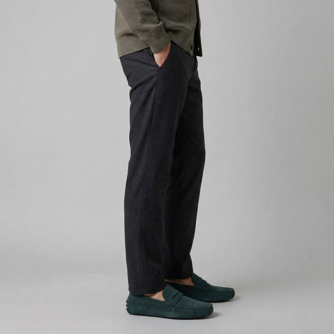 Men's Stylish Suede Penny Loafers