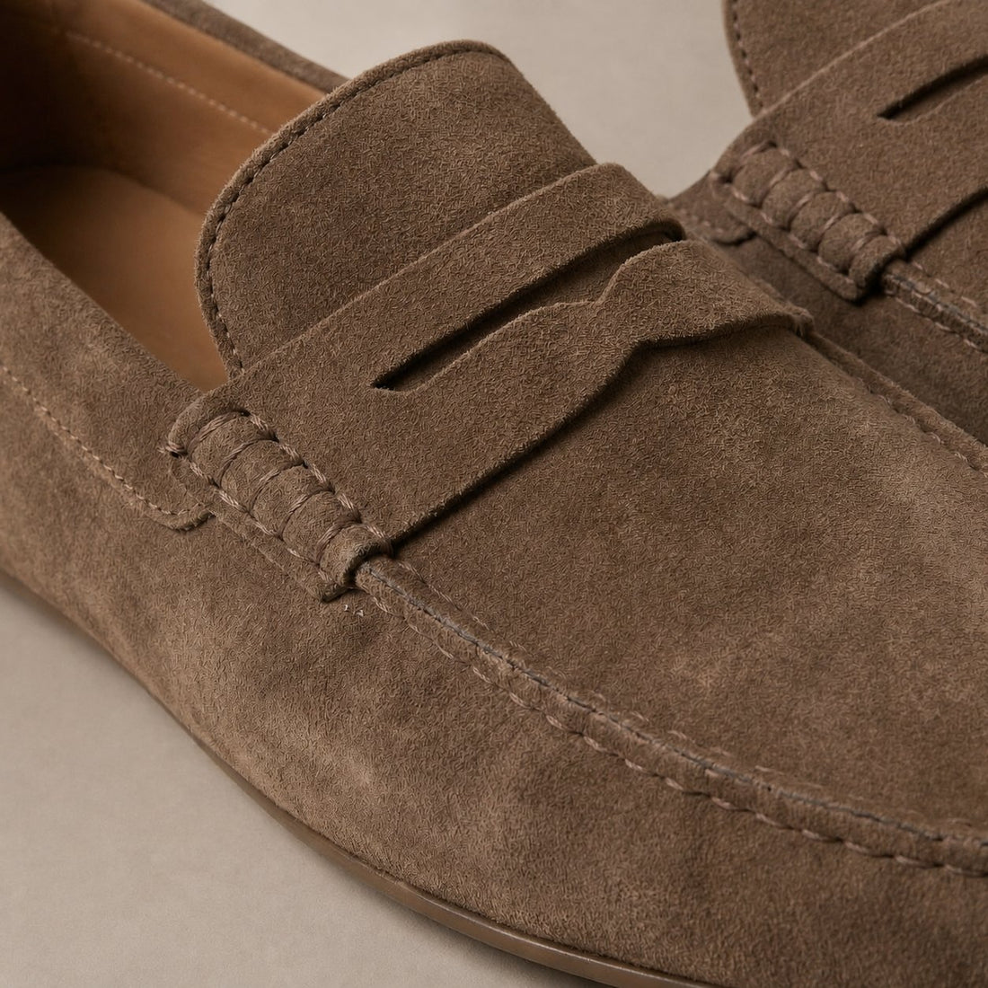 Men's Stylish Suede Penny Loafers
