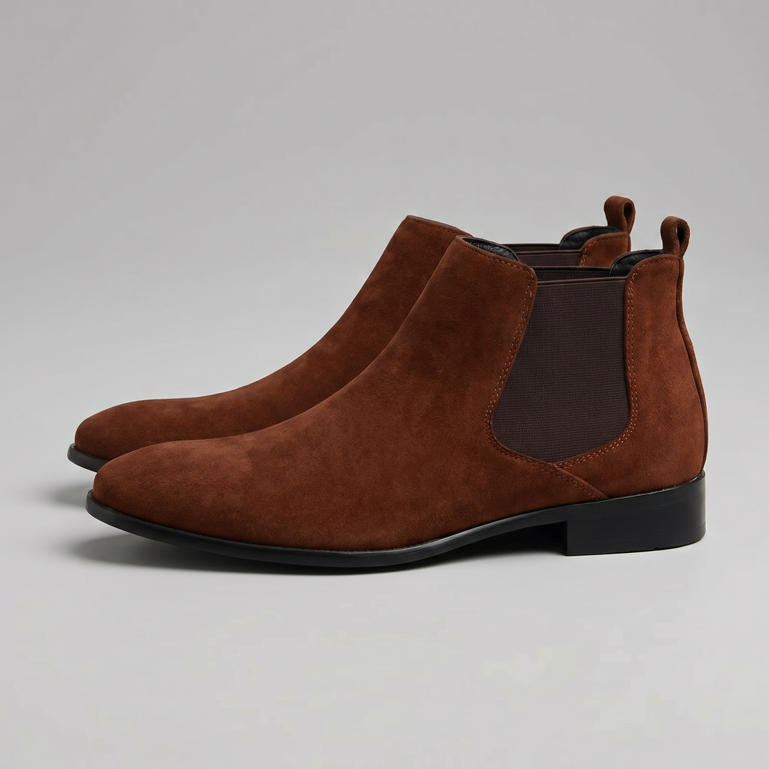 Men's Suede Chelsea Boots