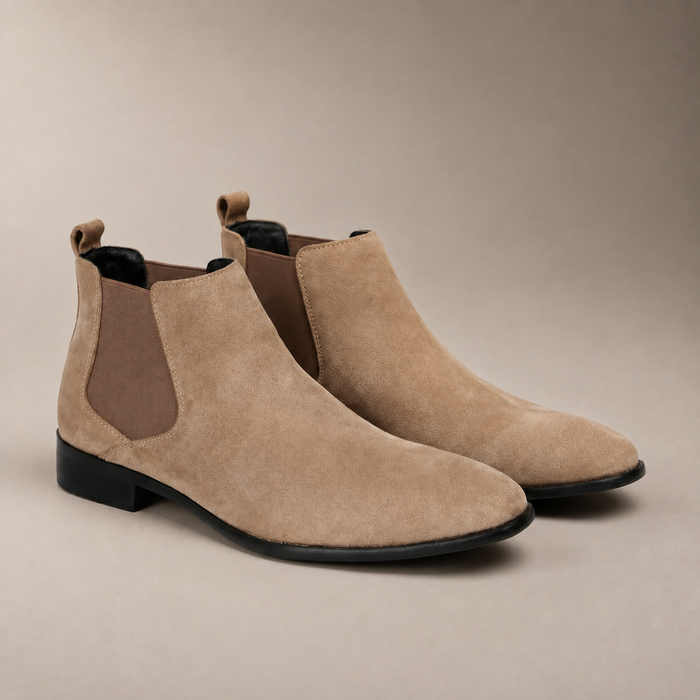 Men's Suede Chelsea Boots