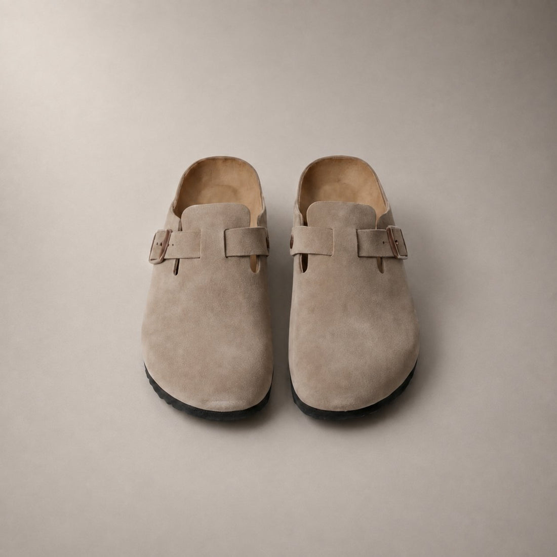 Men's Suede Clogs - Stylish Comfort Loafers