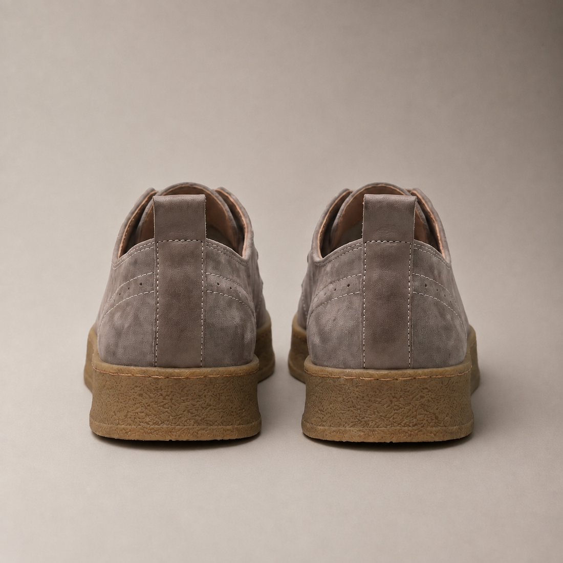Men's Suede-Effect Lace-Up Casual Shoes
