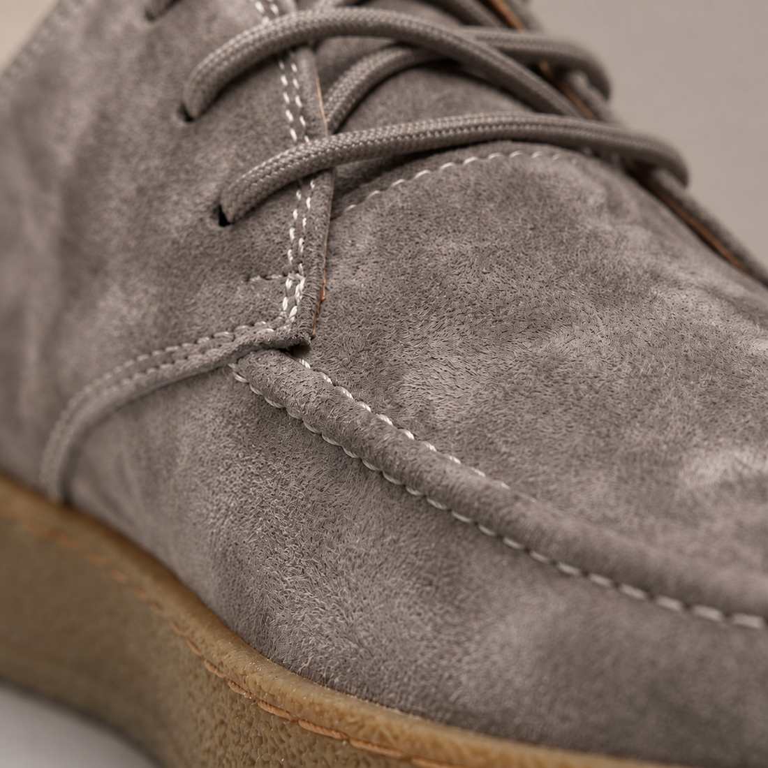 Men's Suede-Effect Lace-Up Casual Shoes