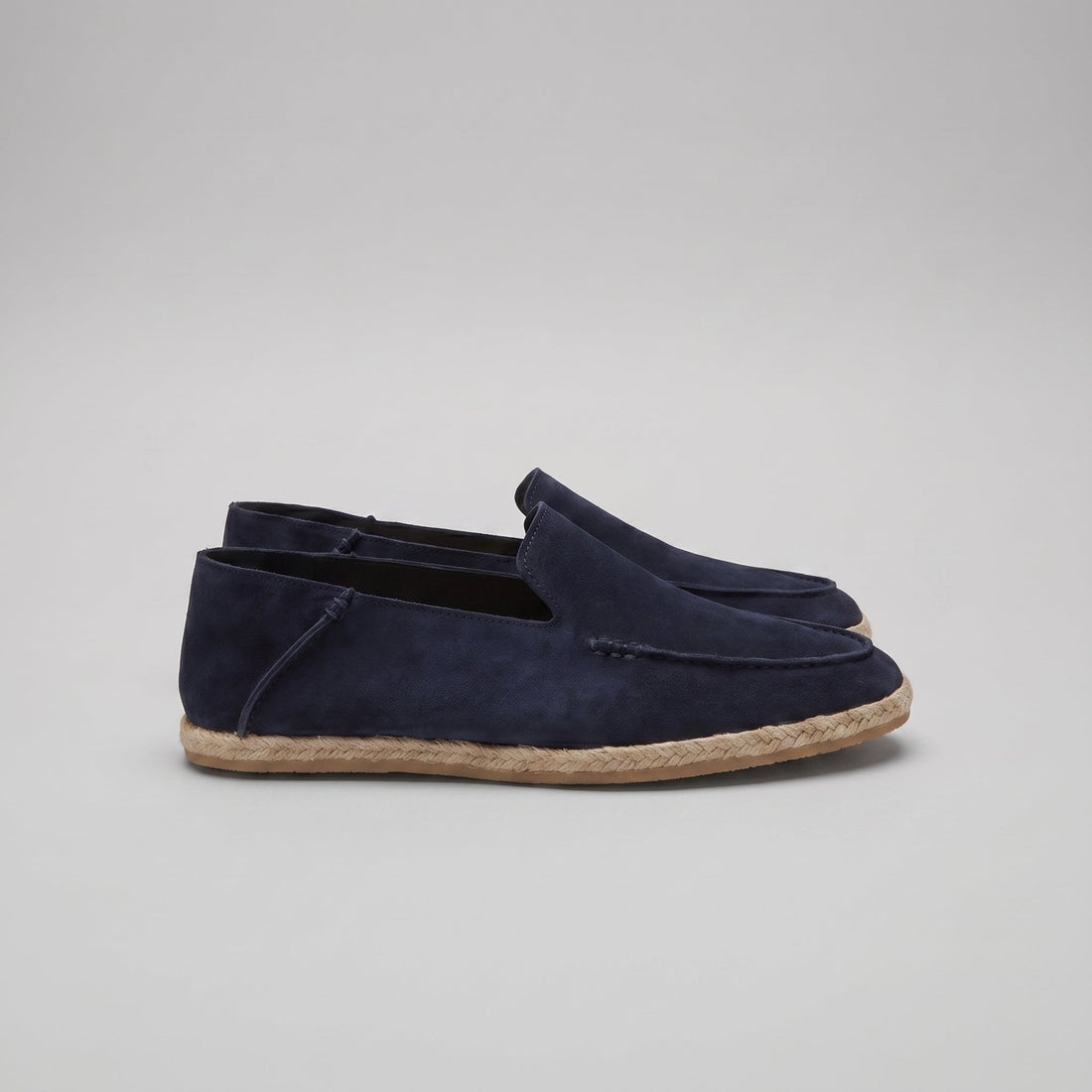 Men's Suede Espadrille Loafers