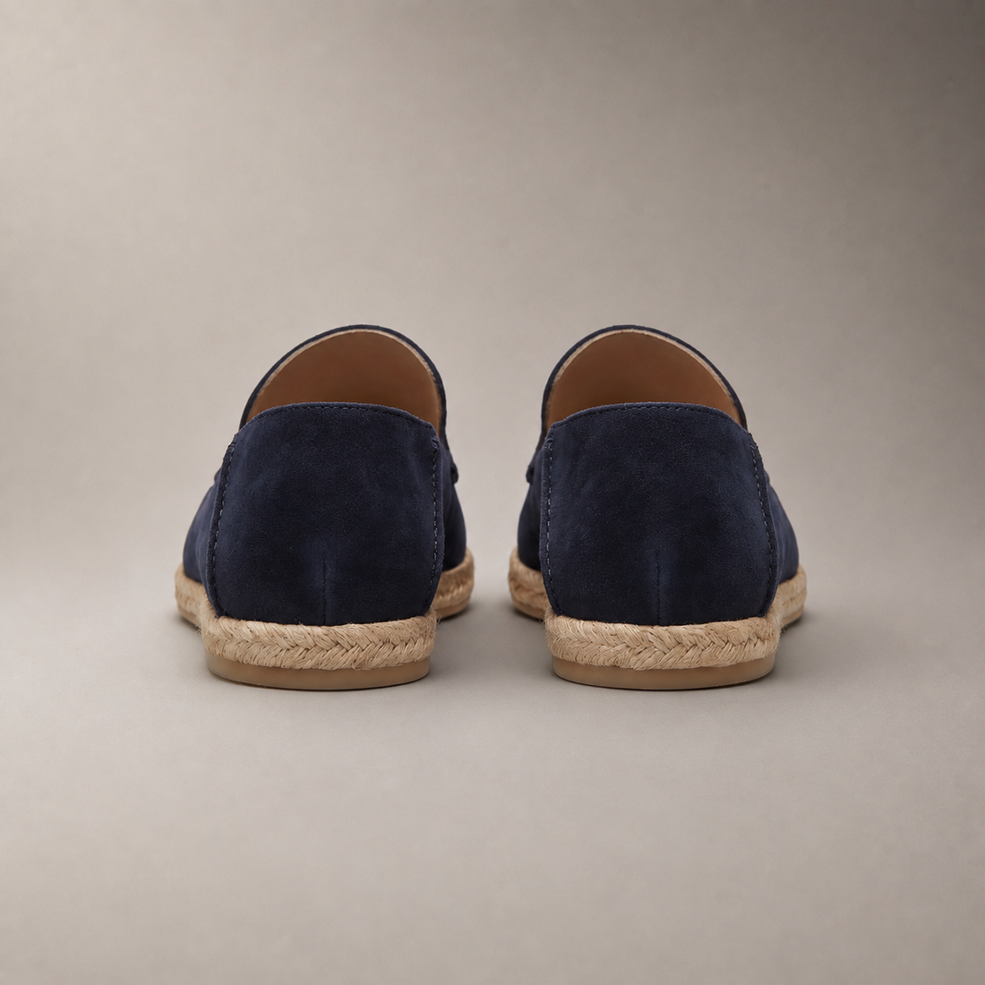 Men's Suede Espadrille Loafers
