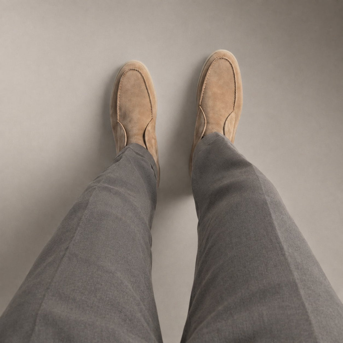 Men's Suede High Loafers
