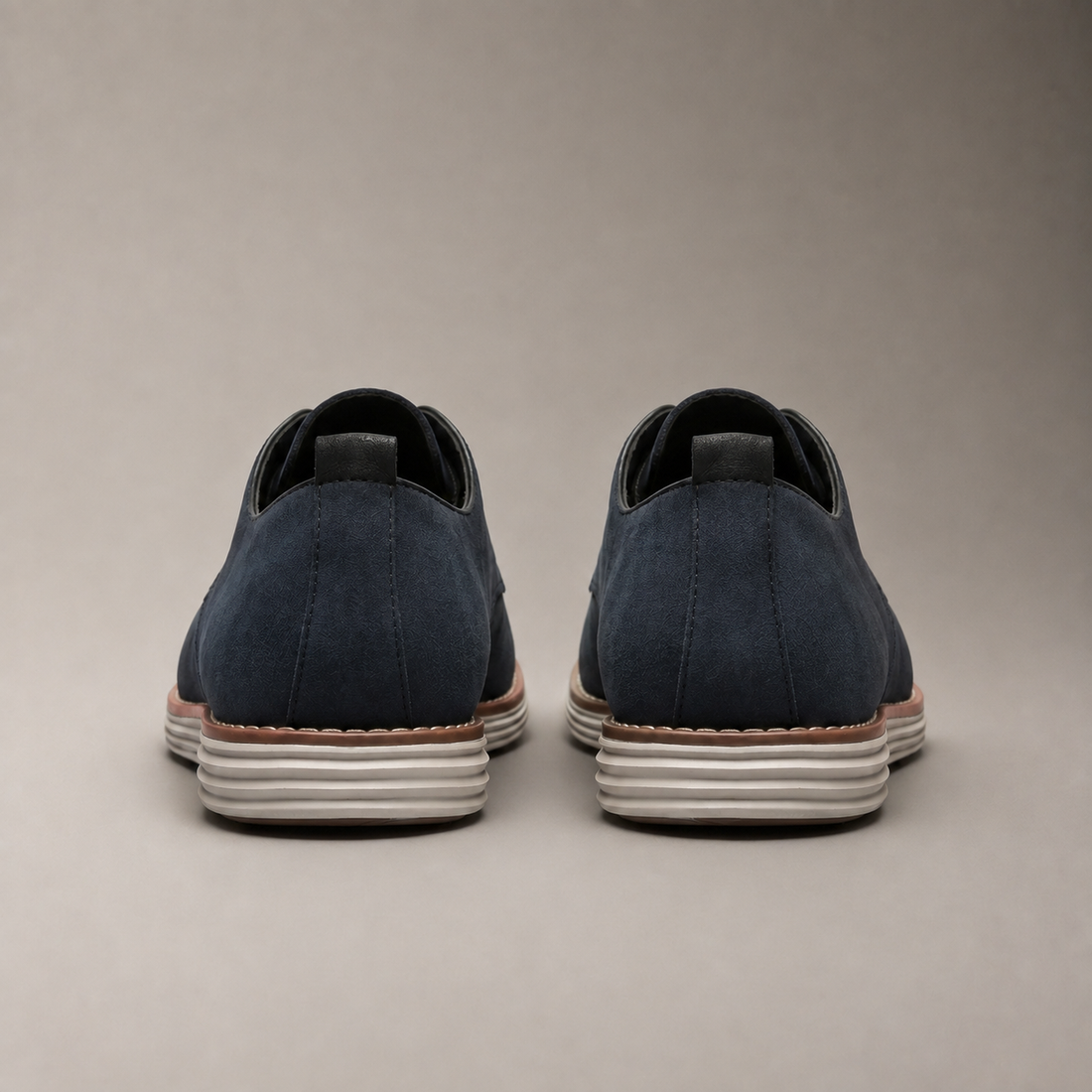Men's Suede Lace-Up Derby Shoes