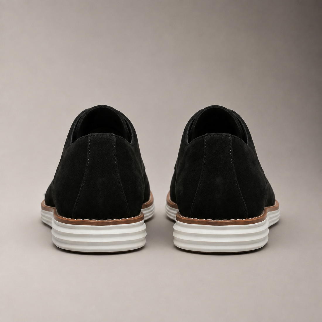 Men's Suede Lace-Up Derby Shoes