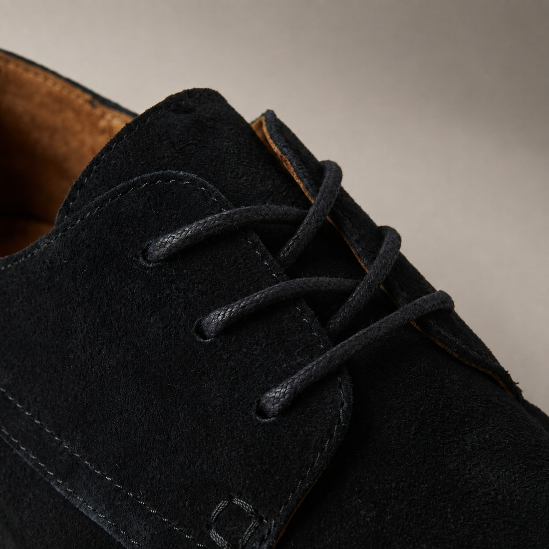 Men's Suede Lace-Up Shoes