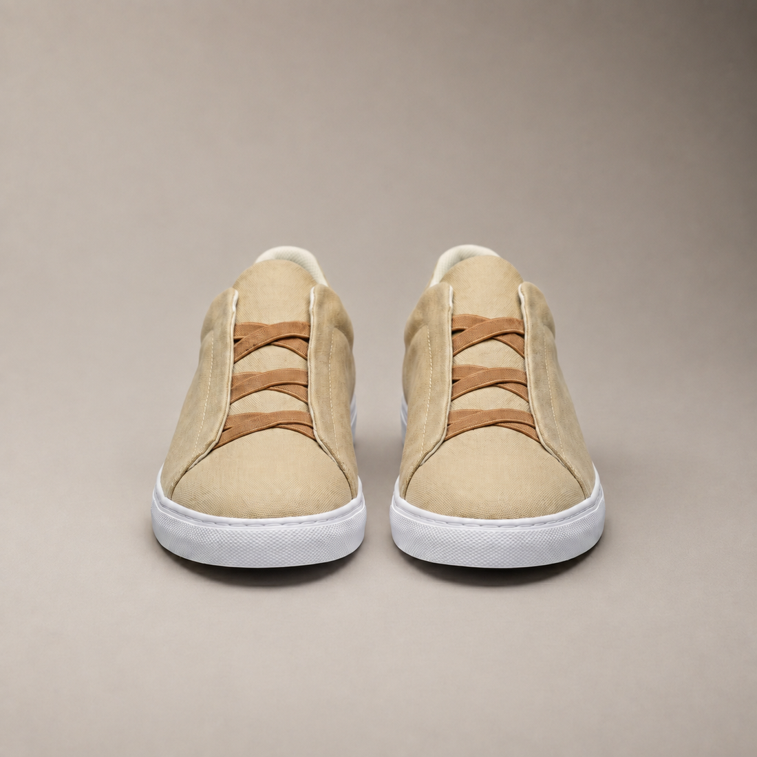 Men's Suede Leather Slip-On Trainers