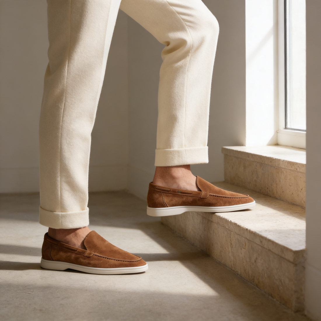 Men's Suede Loafers