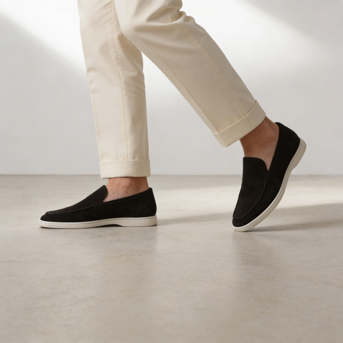 Men's Suede Loafers