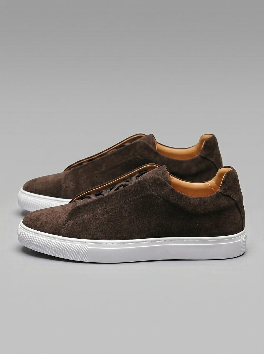 Men's Suede Low Sneakers