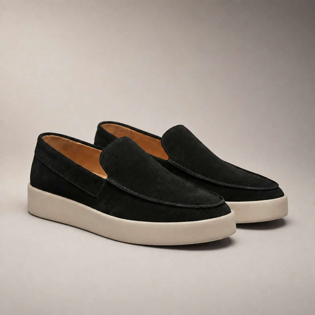 Men's Suede Mid Loafers