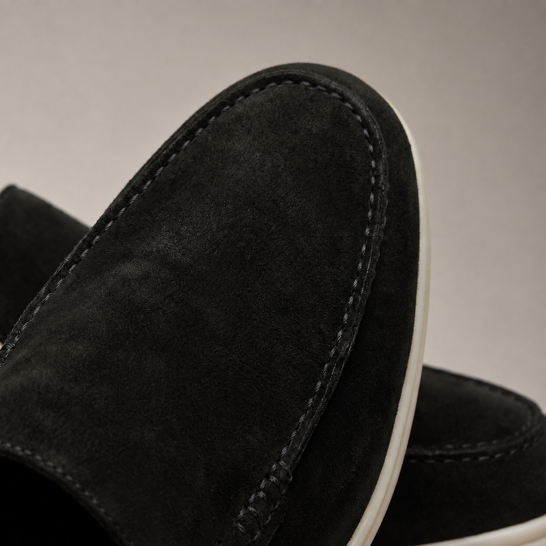 Men's Suede Backless Loafer Mules