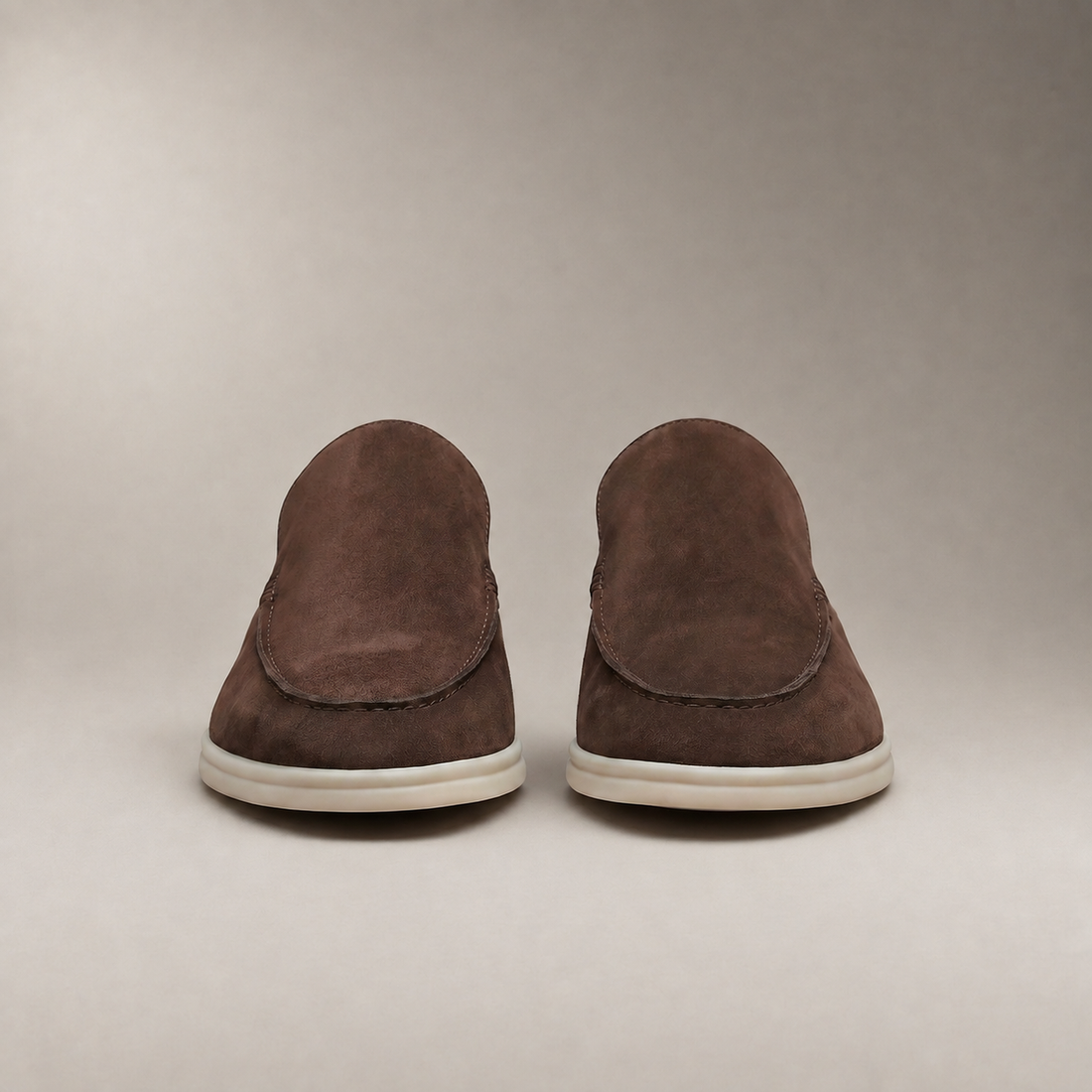 Men's Suede Backless Loafer Mules
