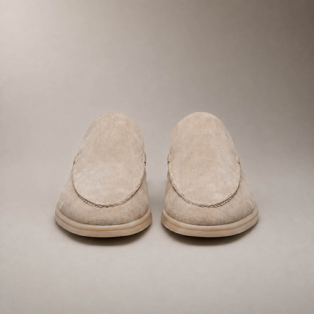 Men's Suede Backless Loafer Mules
