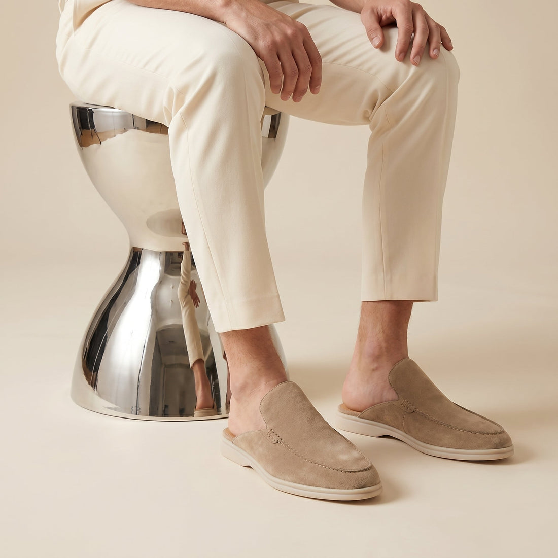 Men's Suede Mules