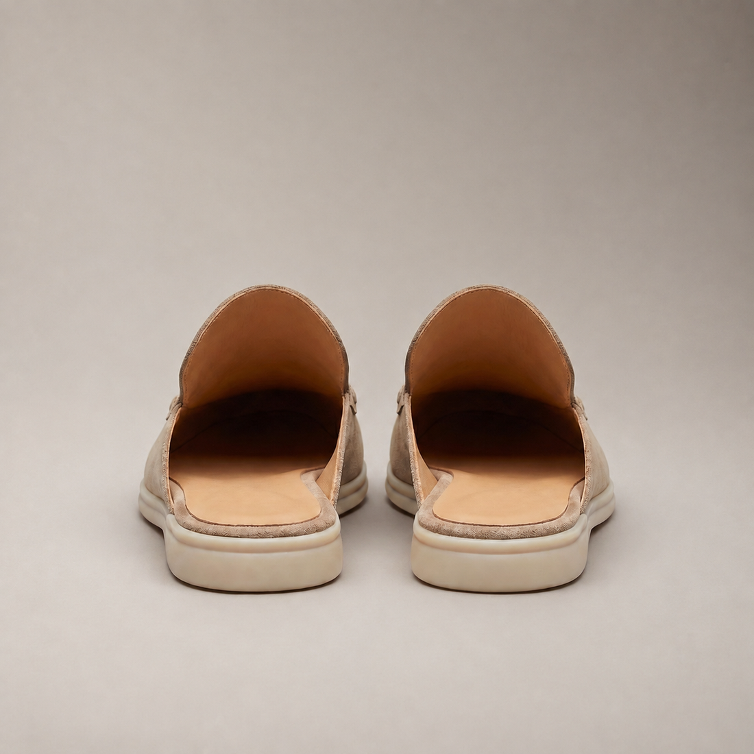 Men's Suede Backless Loafer Mules