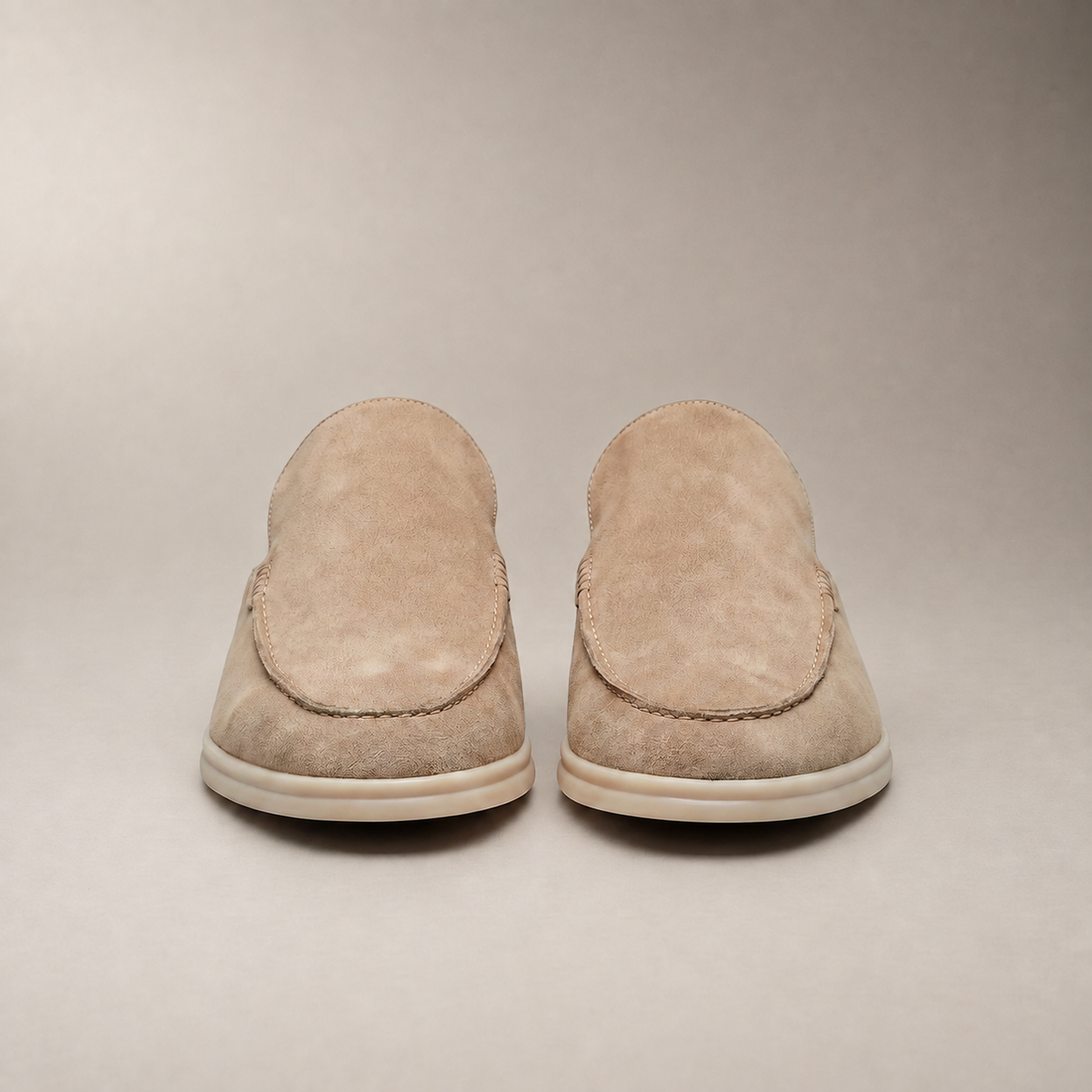 Men's Suede Backless Loafer Mules