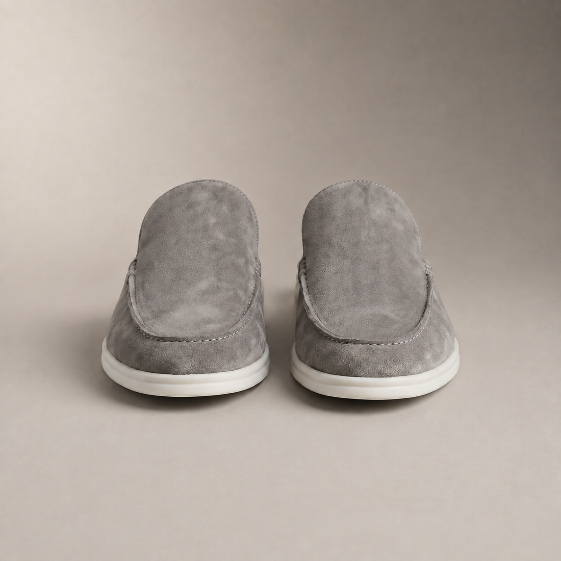 Men's Suede Backless Loafer Mules