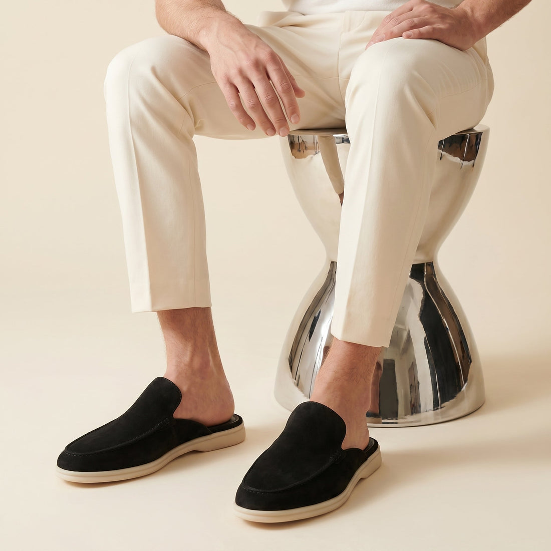 Men's Suede Mules