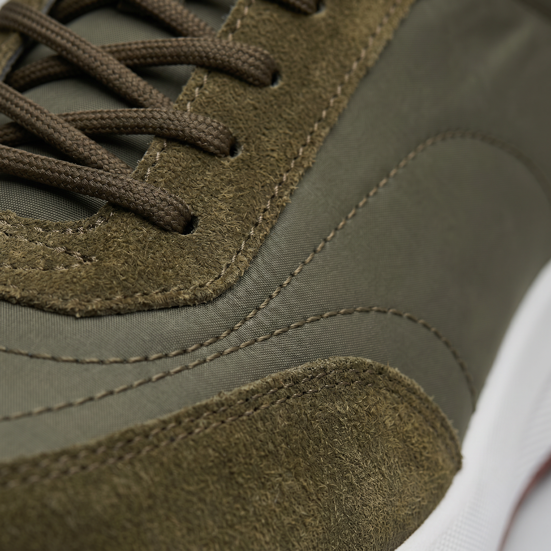 Men's Suede Panel Lace-Up Trainers BOGO