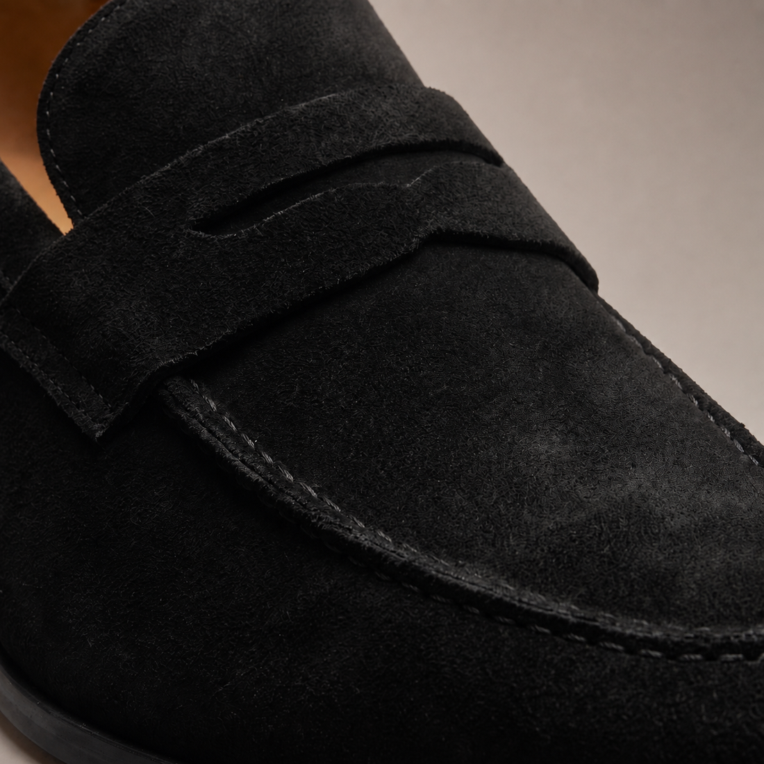 Men's Suede Penny Loafers