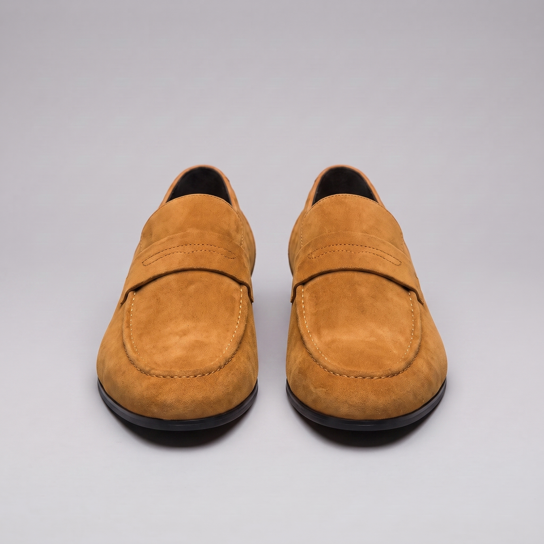 Men's Suede Penny Loafers