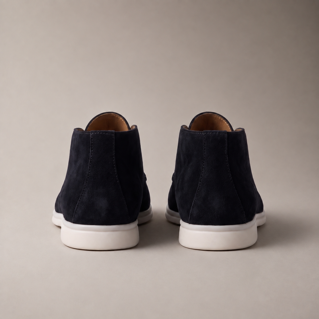 Men's High Suede Loafers