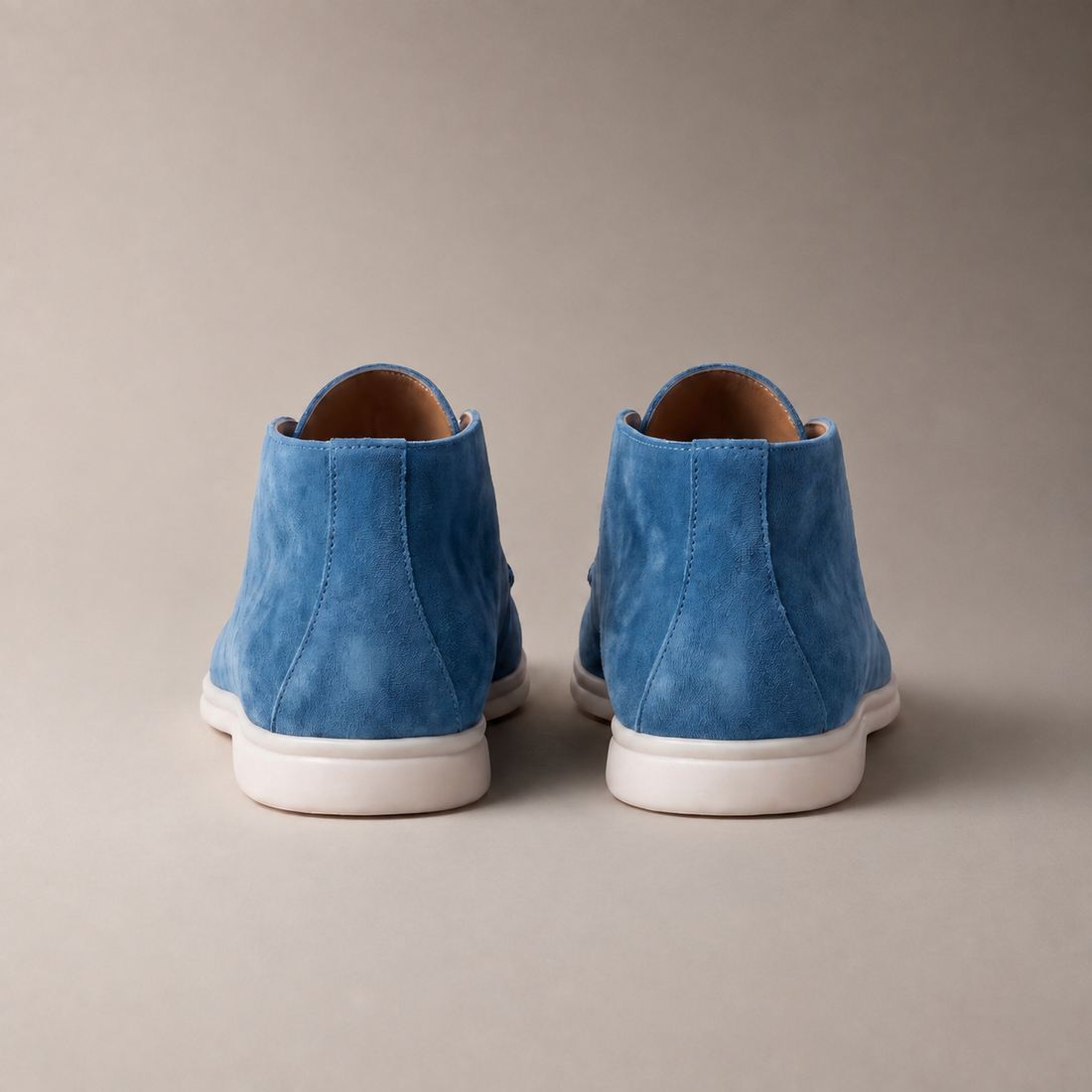 Men's High Suede Loafers