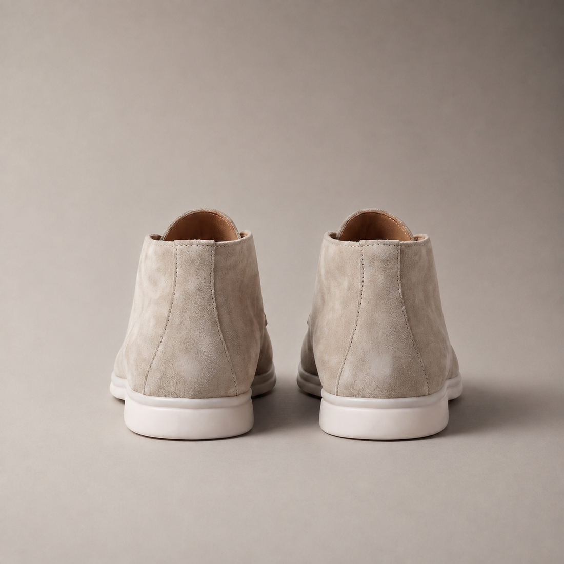 Men's High Suede Loafers