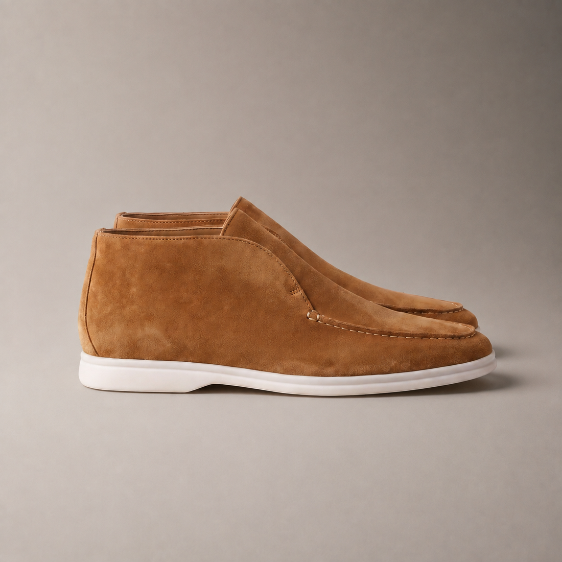Men's High Suede Loafers