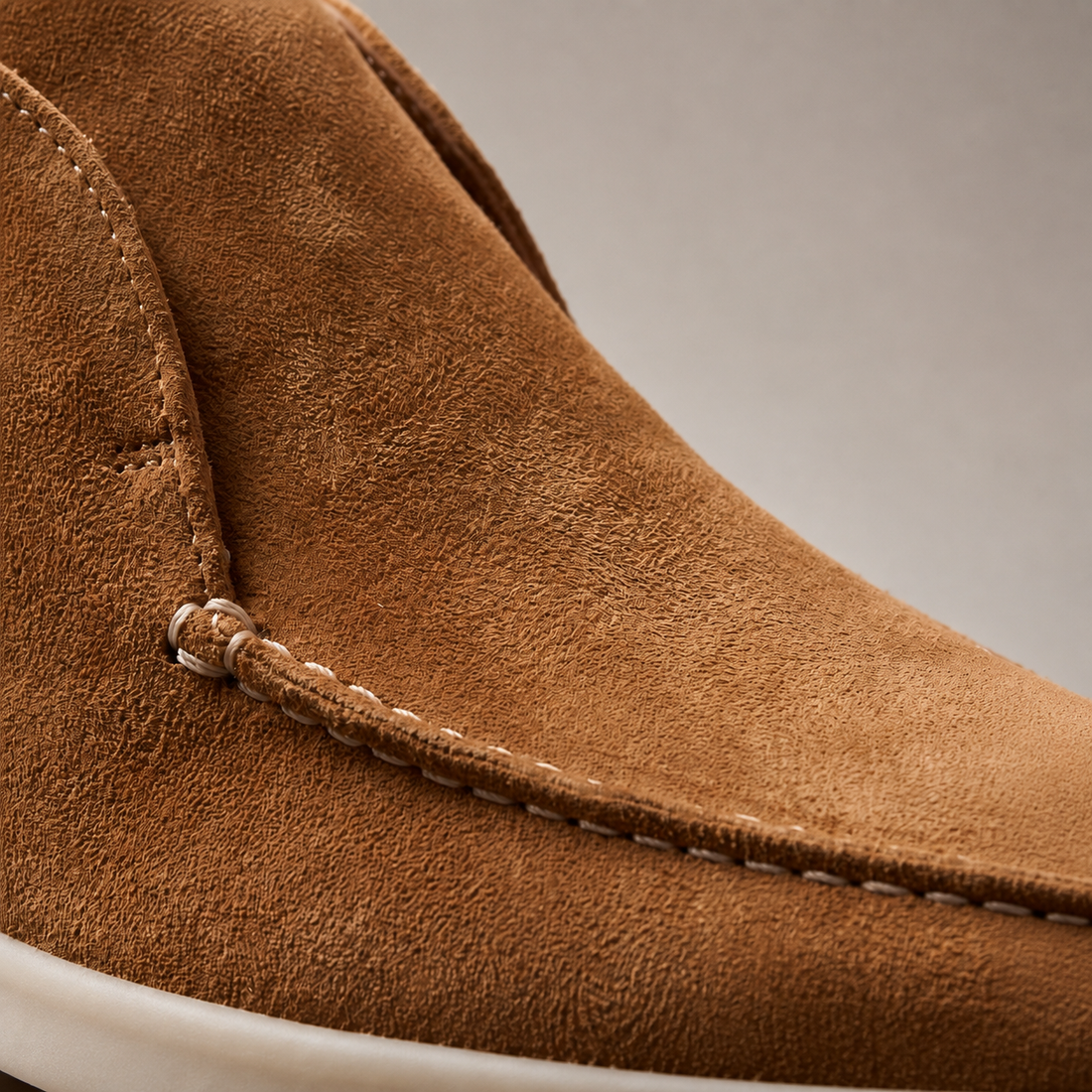 Men's High Suede Loafers