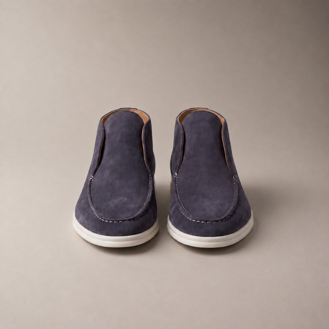 Men's High Suede Loafers