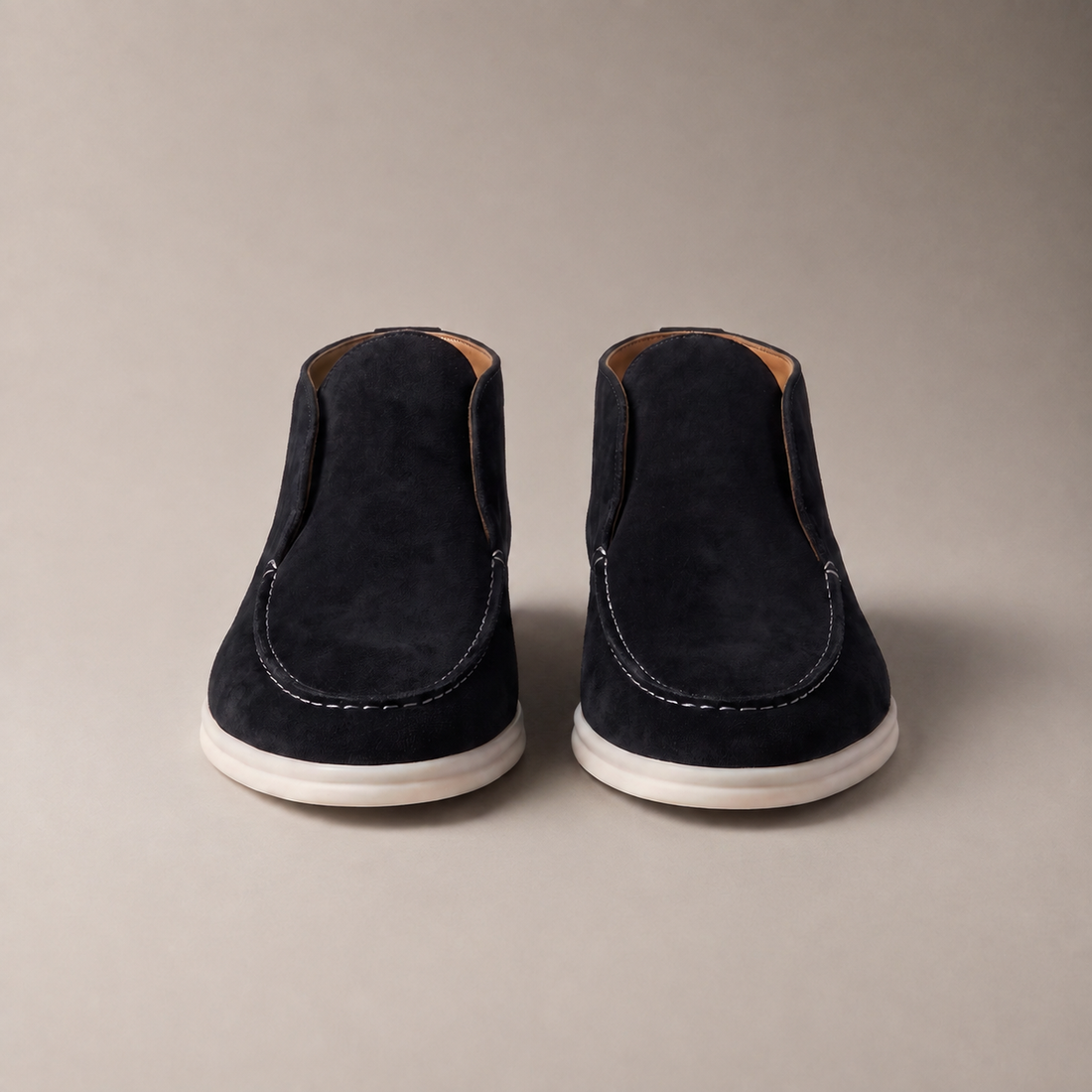 Men's High Suede Loafers