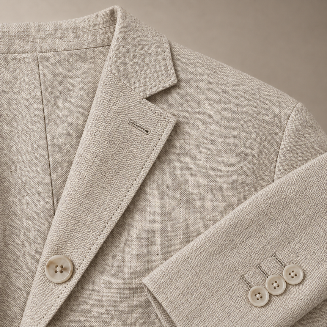 Men's Linen Blazer Jacket