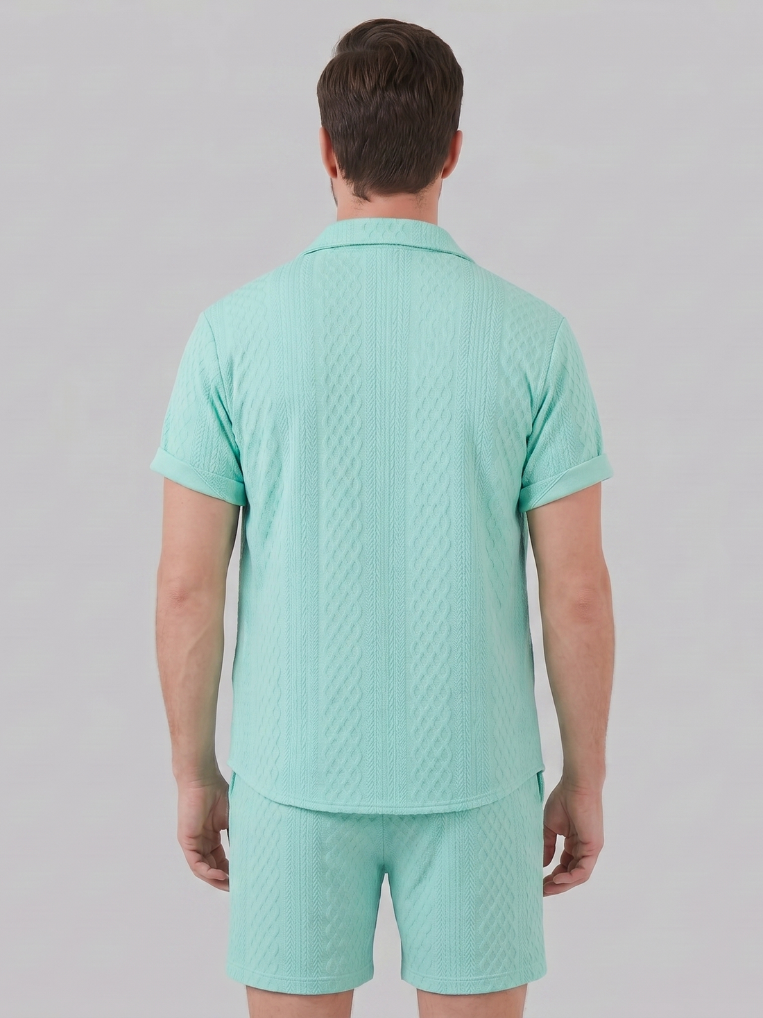Men's Summer Waffle Outfit Set