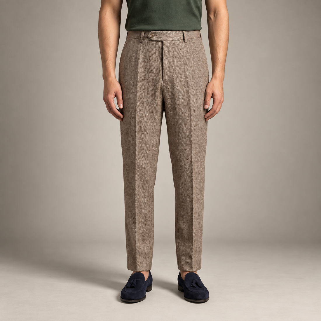 Men's Tailored Ankle-Length Trousers