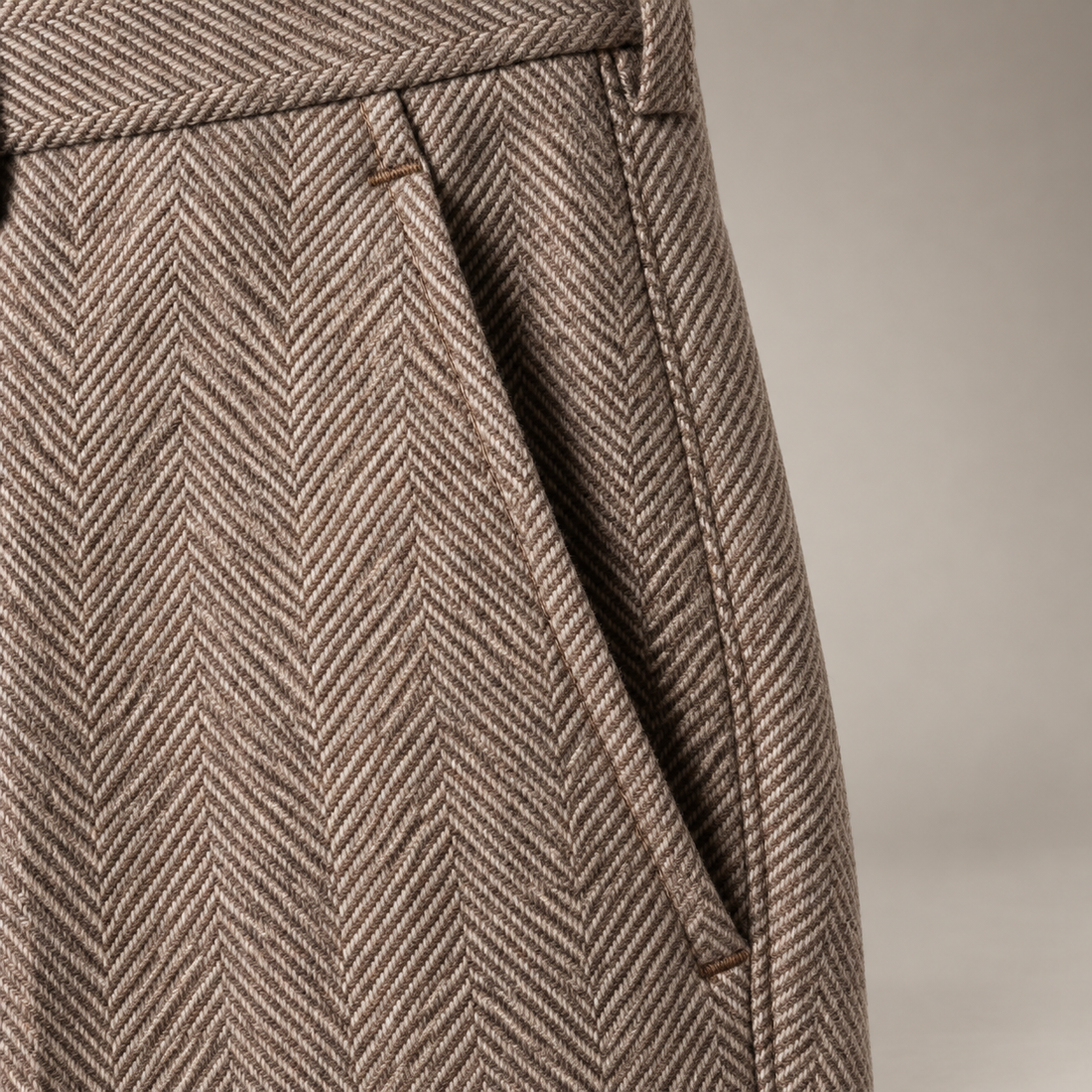 Men's Tailored Ankle-Length Trousers