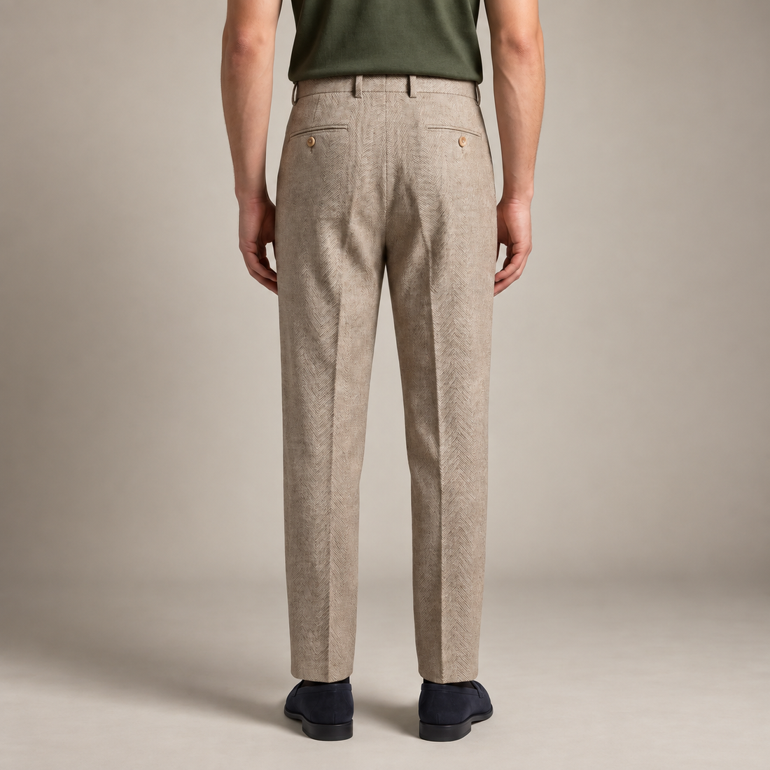 Men's Tailored Ankle-Length Trousers