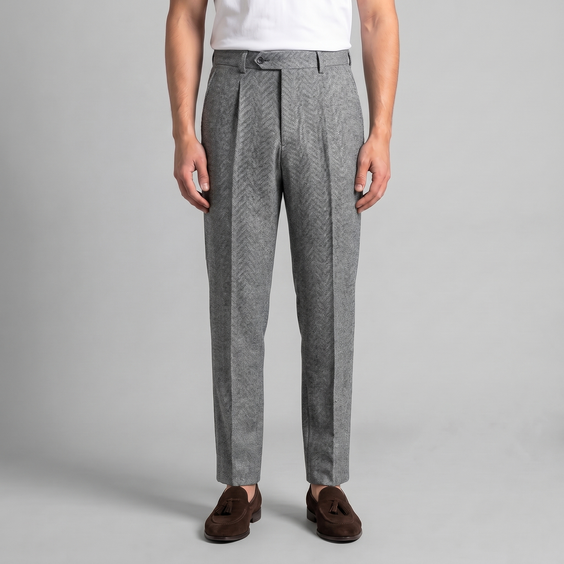 Men's Tailored Ankle-Length Trousers