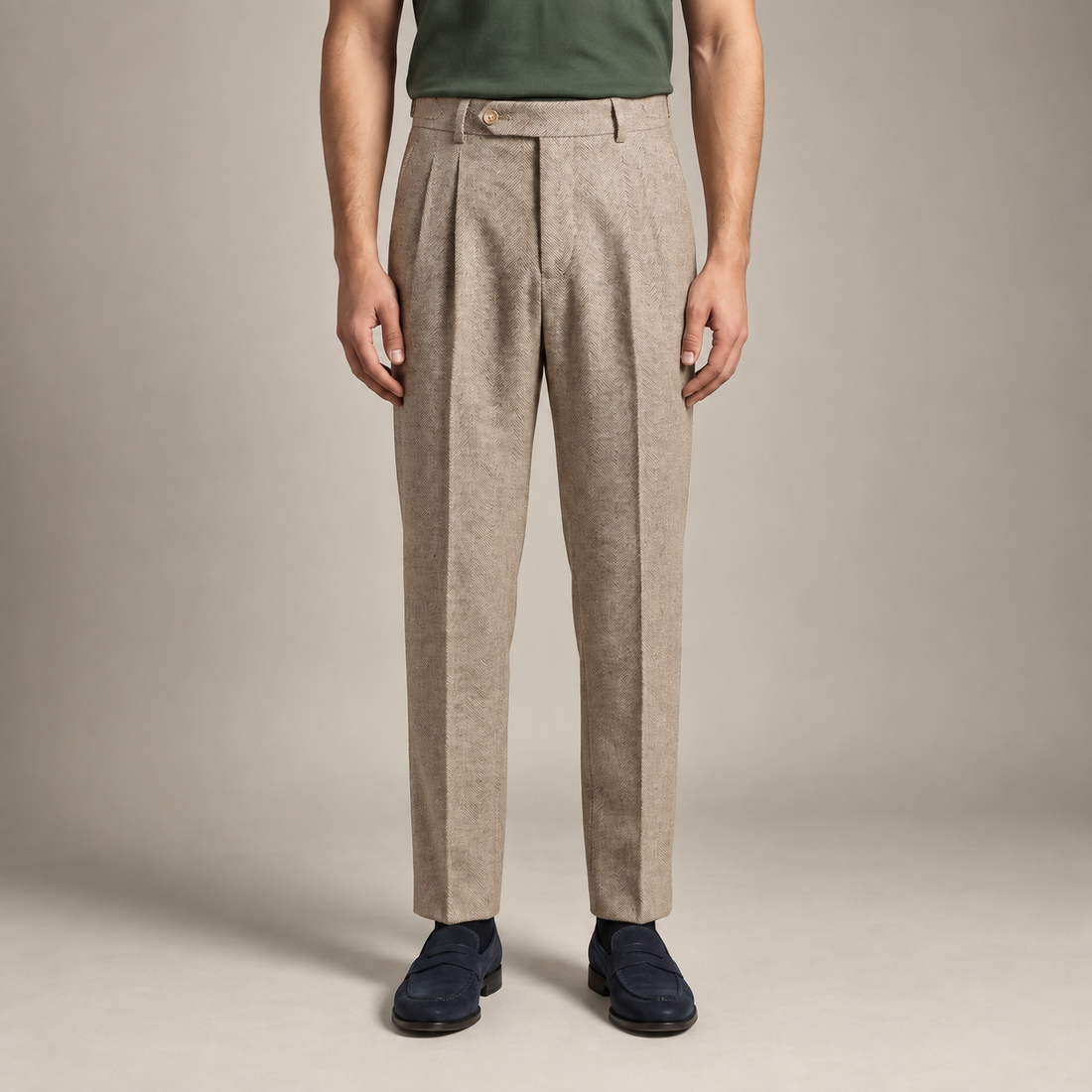 Men's Tailored Ankle-Length Trousers