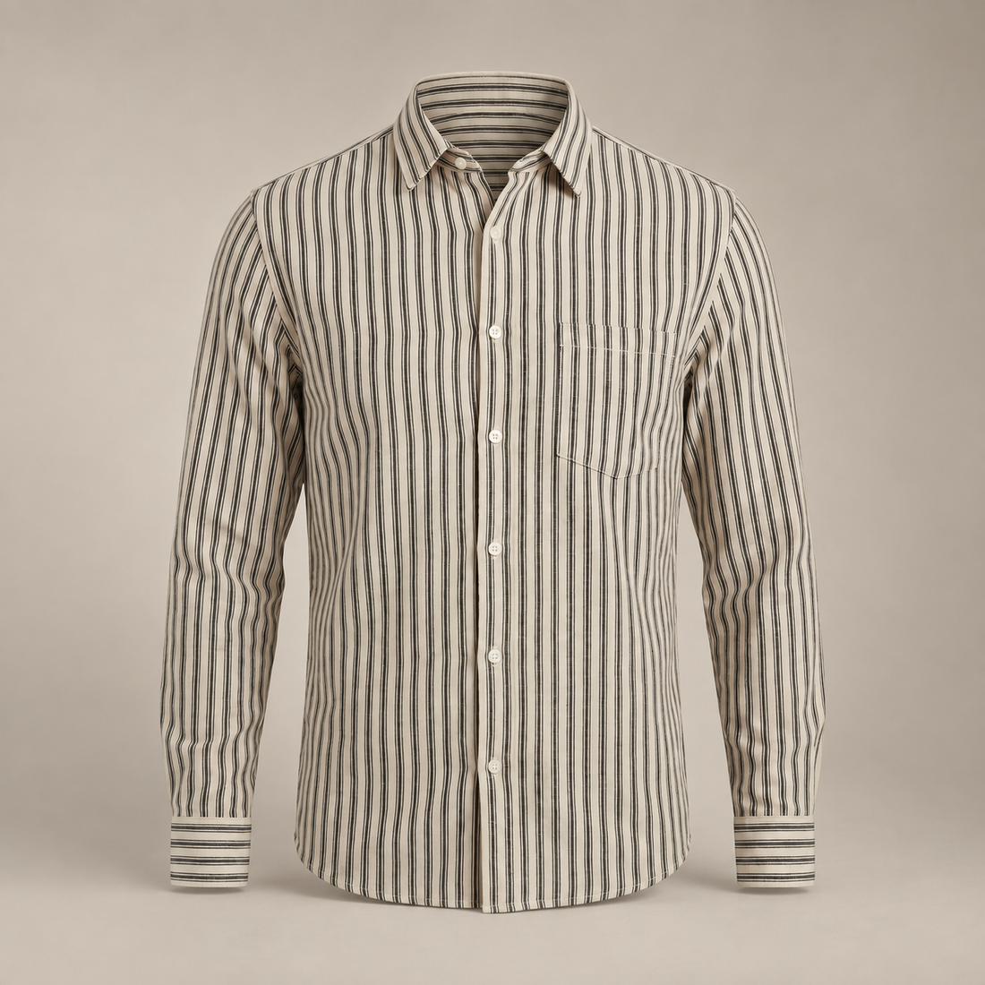 Men's Tailored Fit Striped Shirt