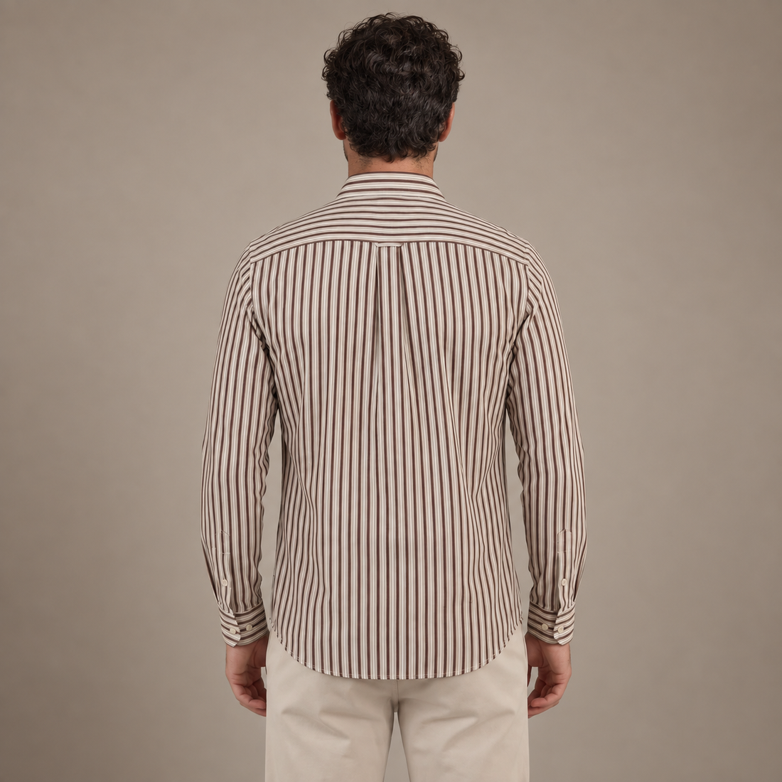 Men's Tailored Fit Striped Shirt