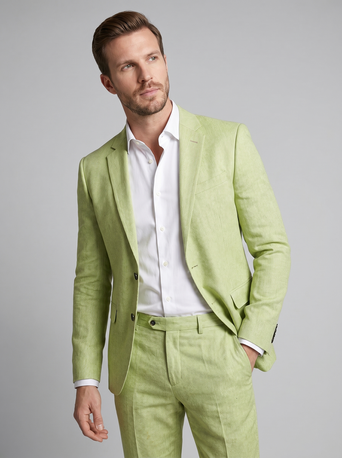 Men's Tailored Two Piece Wedding Guest Suit Set