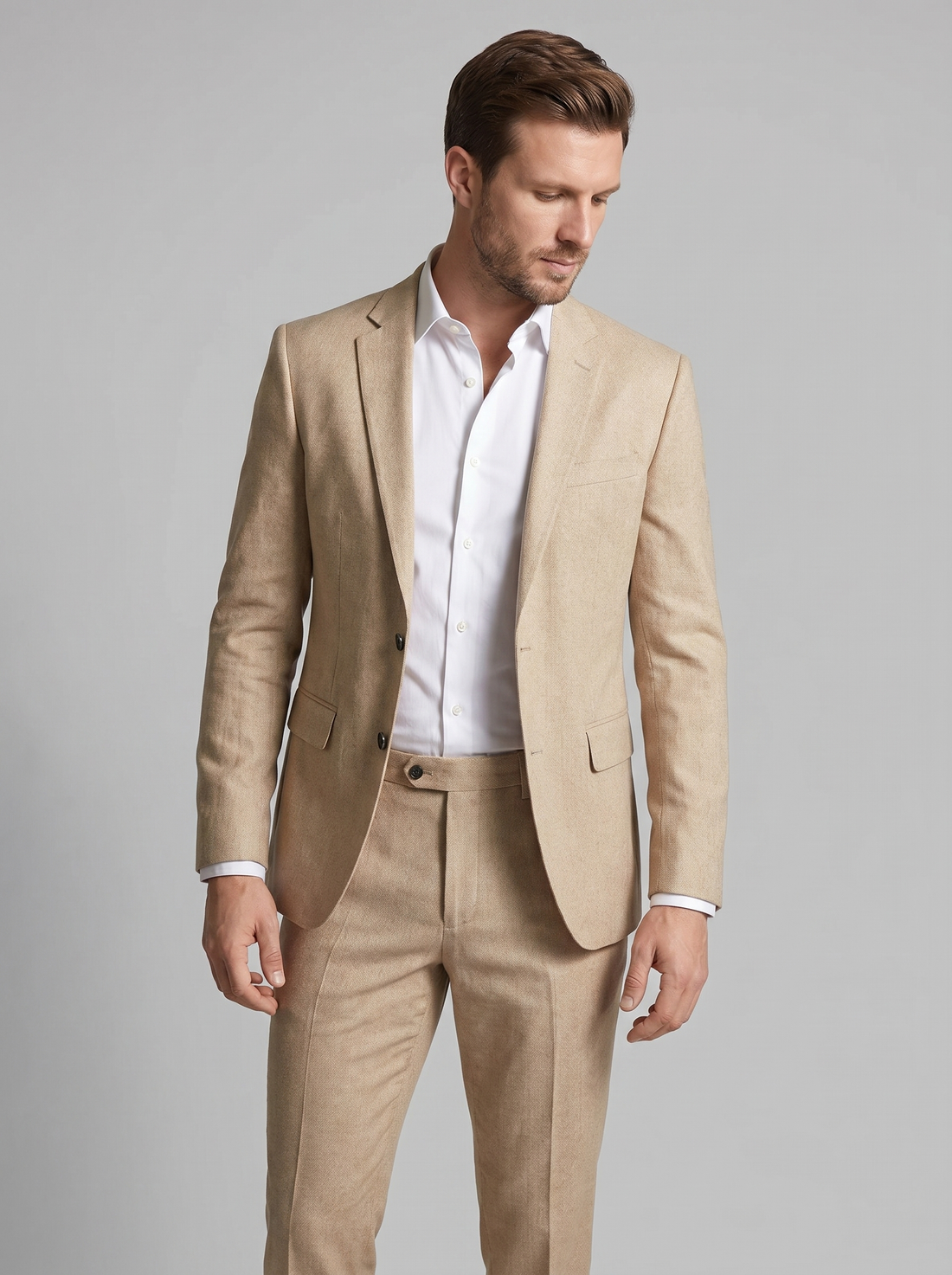 Men's Tailored Two Piece Wedding Guest Suit Set