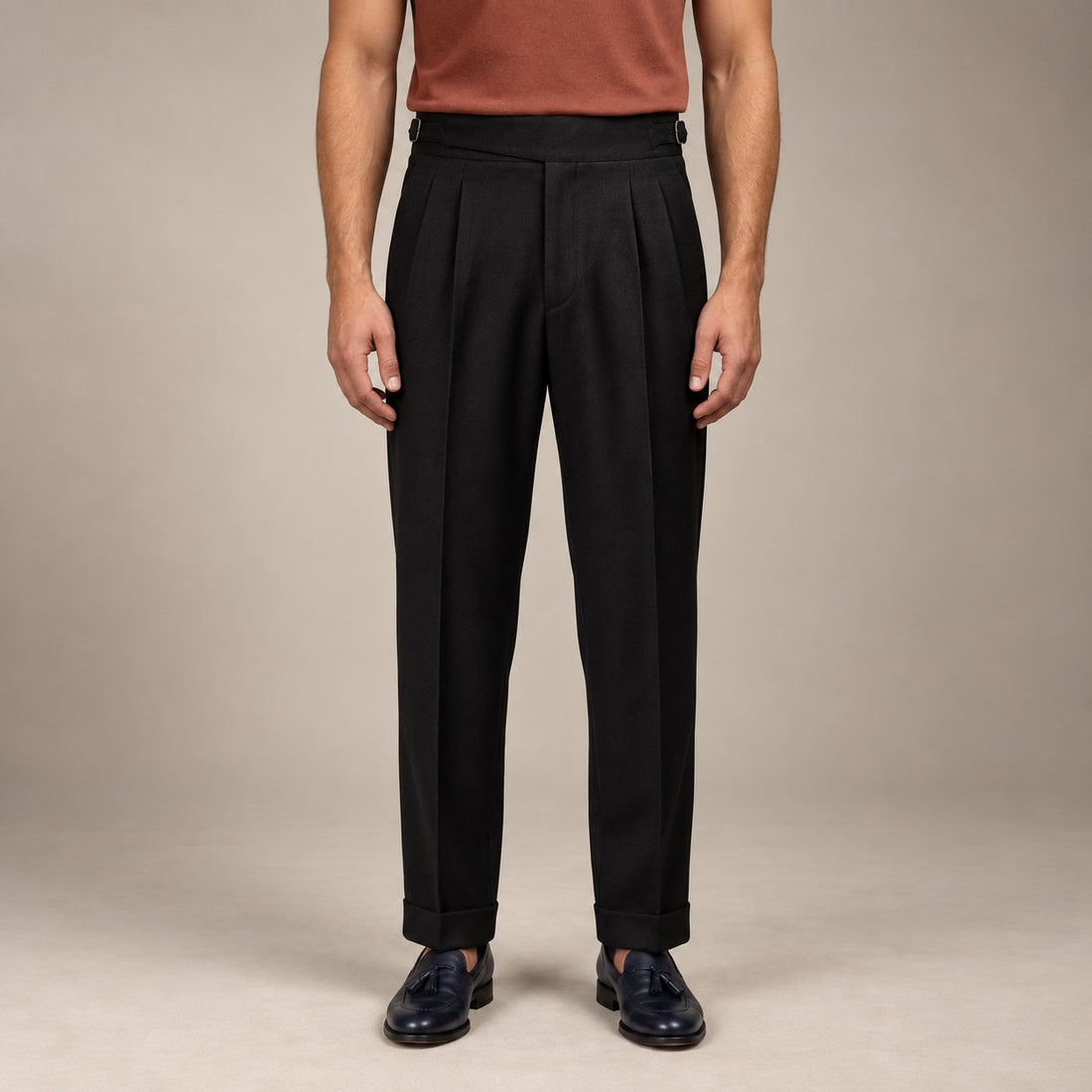 Men's Tailored fit Pleated Trousers