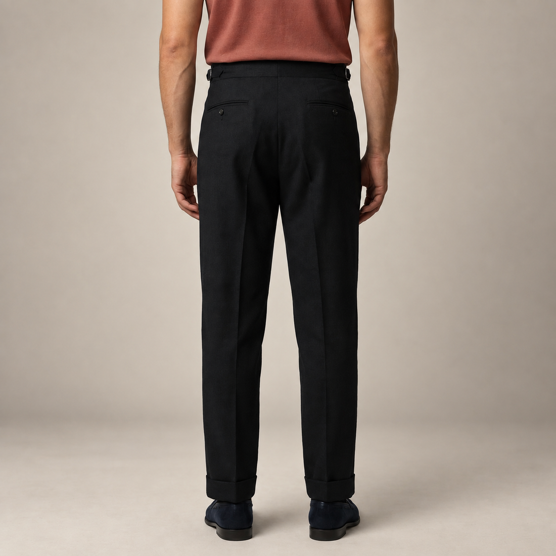 Men's Tailored fit Pleated Trousers